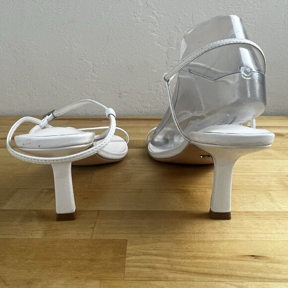 Tony Bianco White Strappy Heels - Picture 5 of 10
